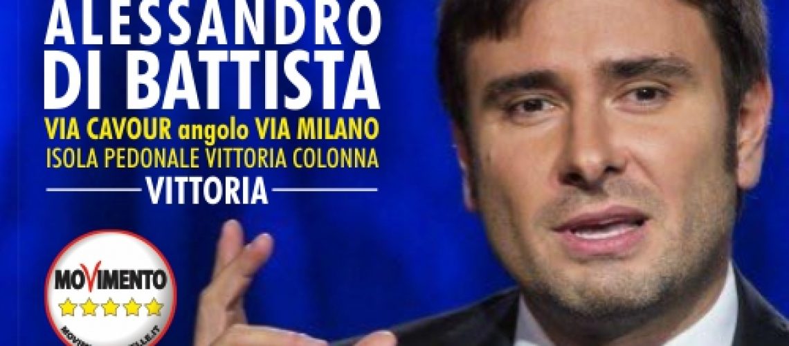 Di Battista a Vittoria