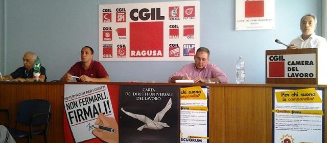 Direttivo cgil Ragusa