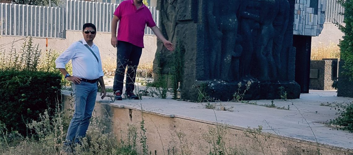 Distefano e Occhipinti in piazza del Popolo