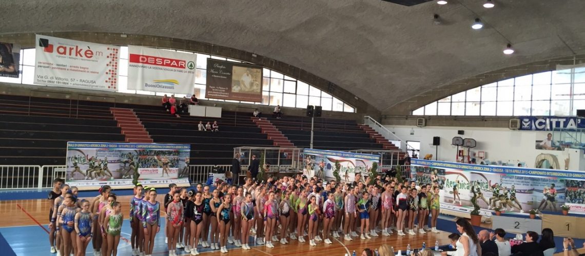 Ginnastica aerobica una fase delle gare