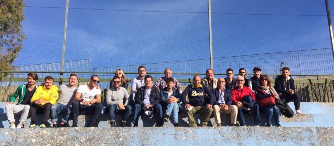 I dirigenti della New Team Ragusa in tribuna B