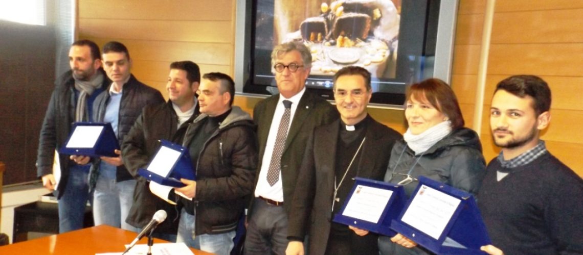 I premiati del concorso Il presepe negli iblei