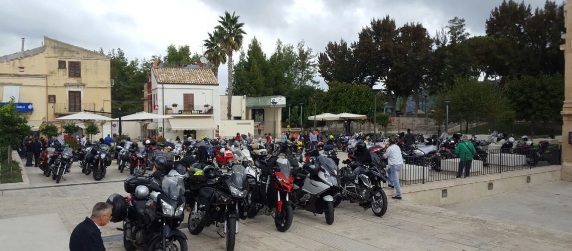 Il motoraduno a Ibla