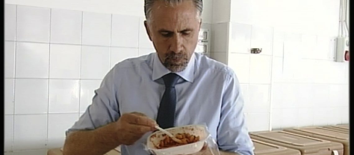 Il sindaco alla mensa