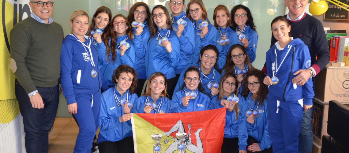 La squadra che ha conquistato la medaglia di bronzo ad Atene