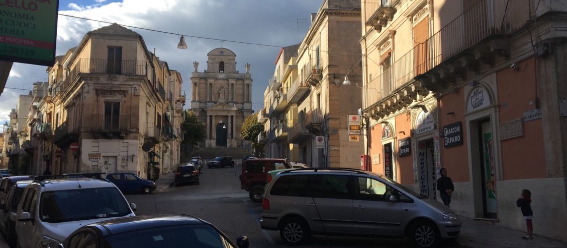 La zona di via Salvatore a Ragusa