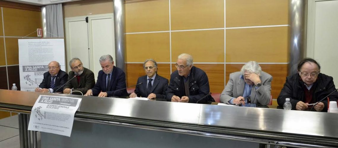 conferenza stampa ordine medici sciopero 16 dicembre 2015