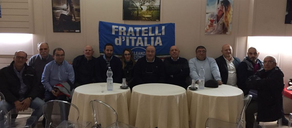 foto costituzione Circolo Fratelli d'Italia