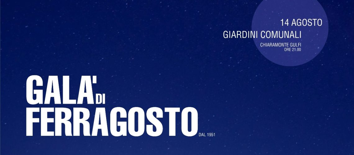 locandina gala di ferragosto