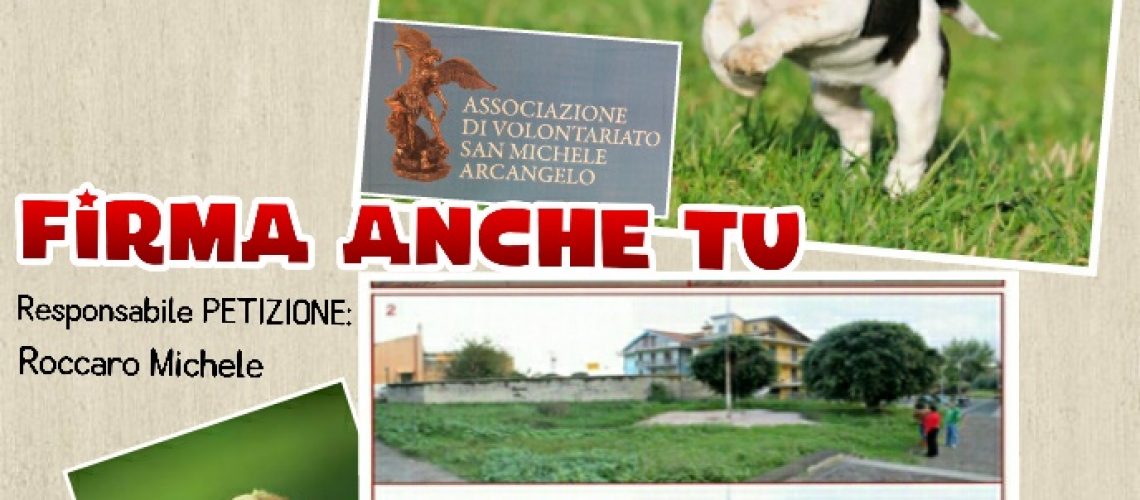 locandina petizione civilta a quattro zampe