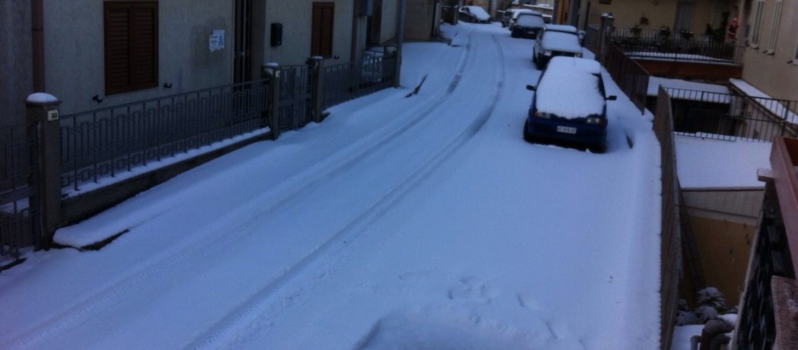 nevicata monterosso